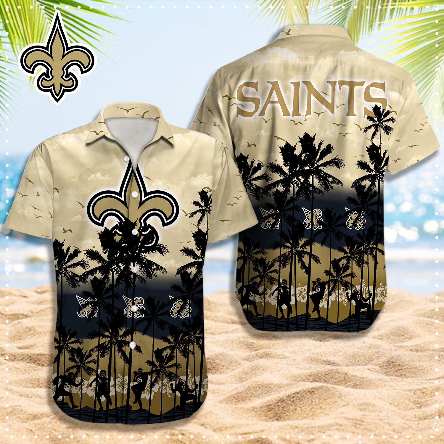 New Orleans Saints Hawaiian Shirt WTY8408 - WHATEEFY
