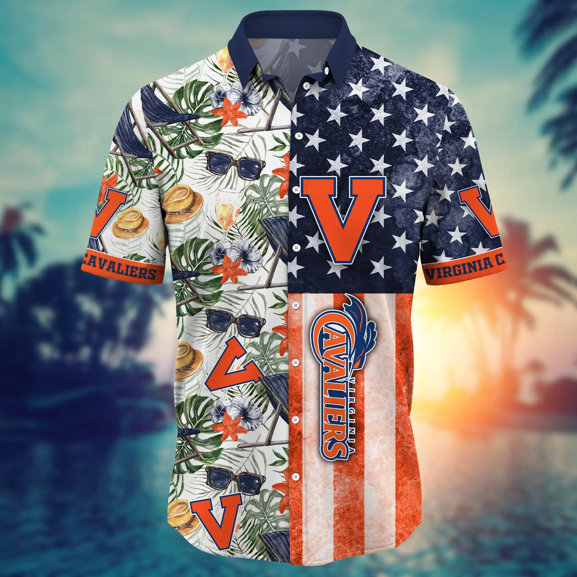 Virginia Cavaliers Hawaii Shirt For Fans, Summer Football Shirts, This Season Christmas Gift For Fan NA49817